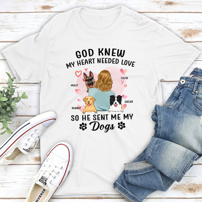God Knew My Heart - Personalized Custom Unisex T-shirt