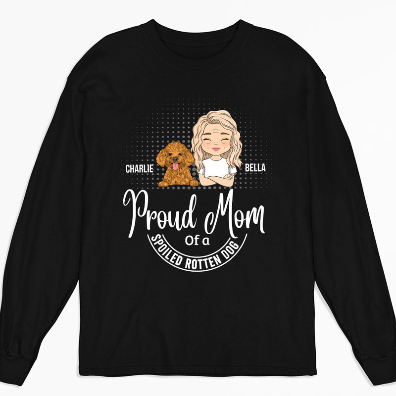 Proud Mom Proud Dad - Personalized Custom Long Sleeve T-shirt