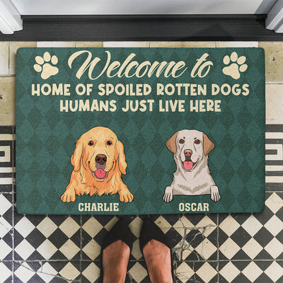 Spoiled Dog Home - Personalized Custom Doormat