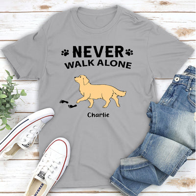 Never Alone - Personalized Custom Unisex T-shirt