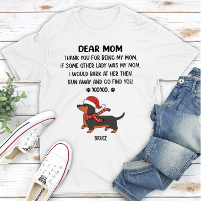 Dear Mom/Dad XoXo Christmas - Personalized Custom Unisex T-shirt