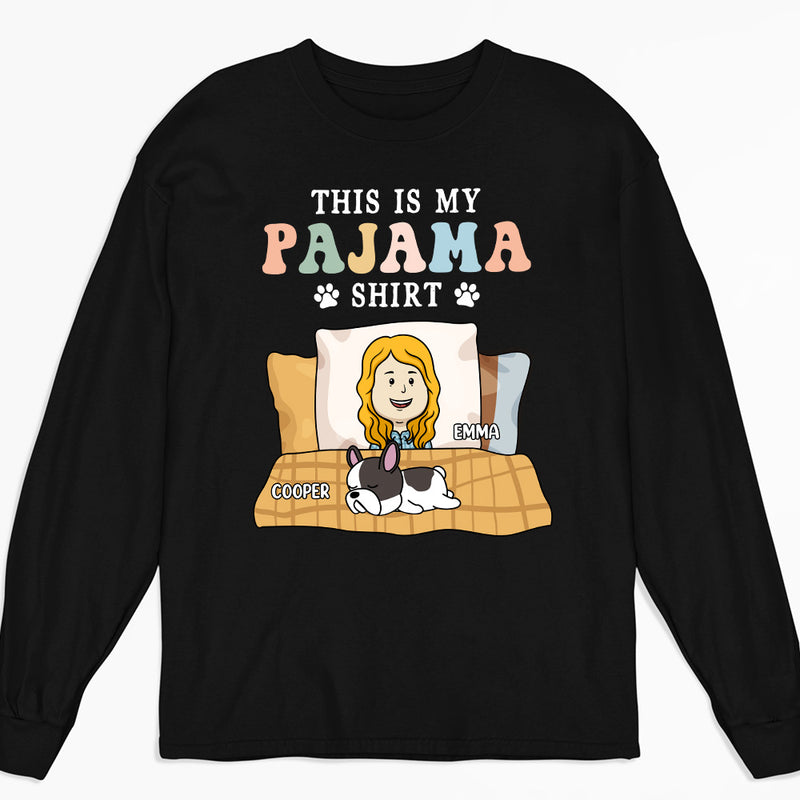 Pajama Colorful - Personalized Custom Long Sleeve T-shirt