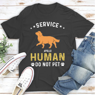 Service Human Walking - Personalized Custom Unisex T-shirt
