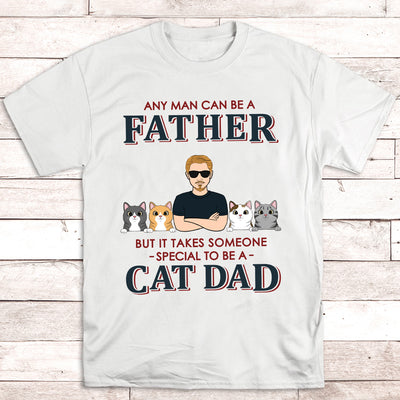 Special Cat Dad - Personalized Custom Unisex T-shirt