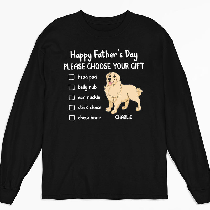 Your Special Gift - Personalized Custom Long Sleeve T-shirt