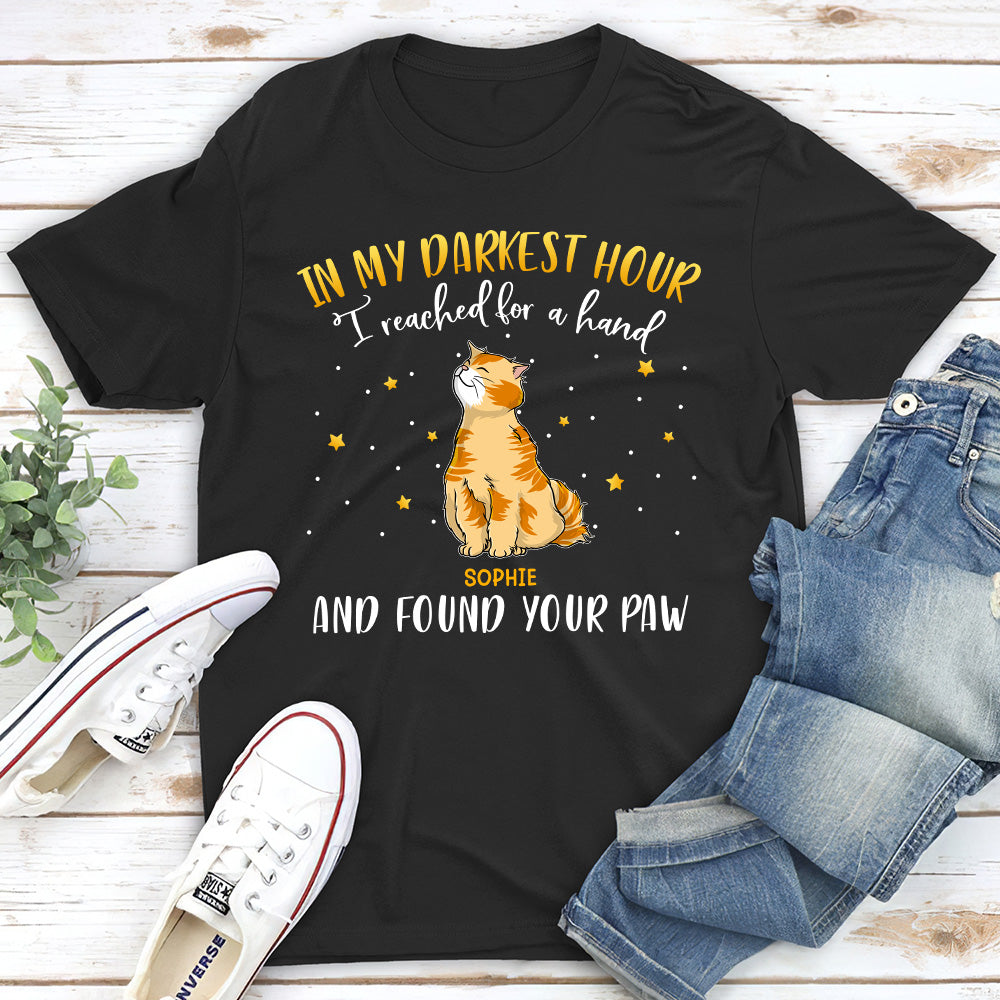 Found Your Paw Custom Pets Lover Personalized Cats Owner Life Unisex T-shirt