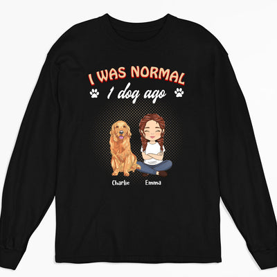 1 Dog Ago - Personalized Custom Long Sleeve T-shirt