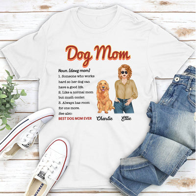 I'm A Dog Mom - Personalized Custom Unisex T-shirt