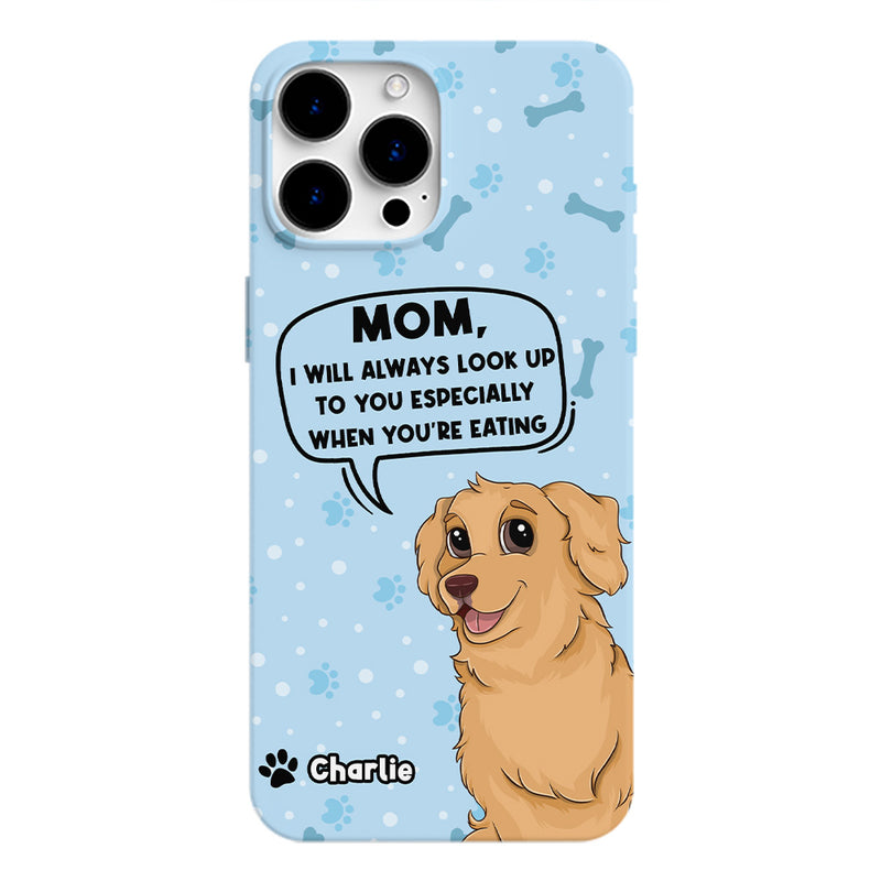 When You Are Eating - Personalized Custom Phone Case