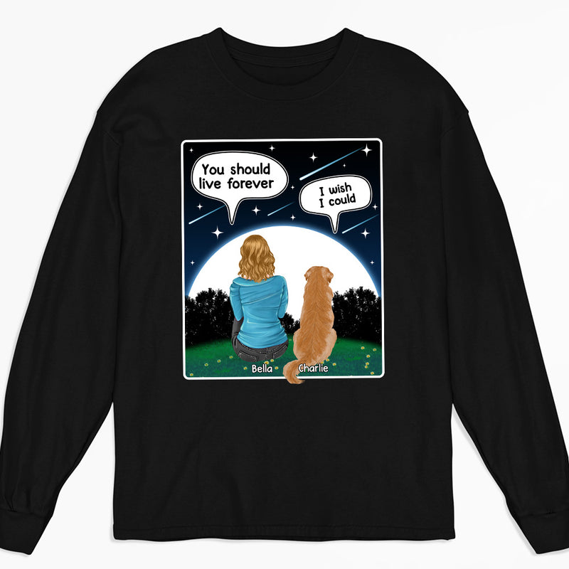 I Wish - Personalized Custom Long Sleeve T-shirt