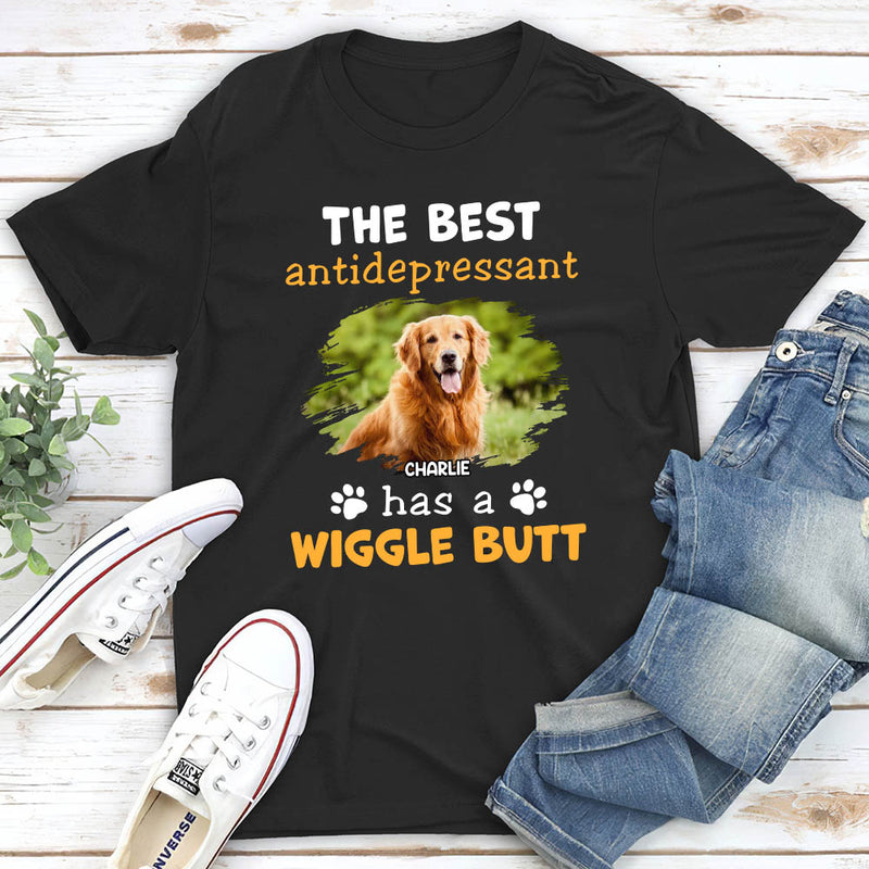 Wiggle Butt Photo - Personalized Custom Unisex T-Shirt