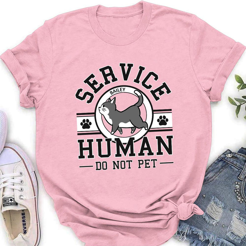 Cat Service Human Logo - Personalized Custom Women&