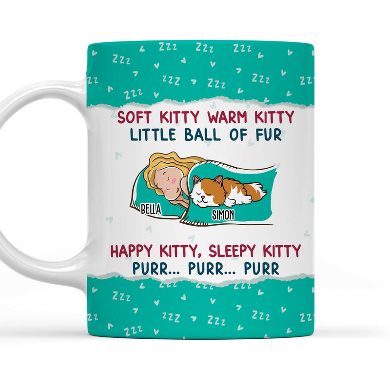 Soft Kitty Warm Kitty - Personalized Custom Coffee Mug