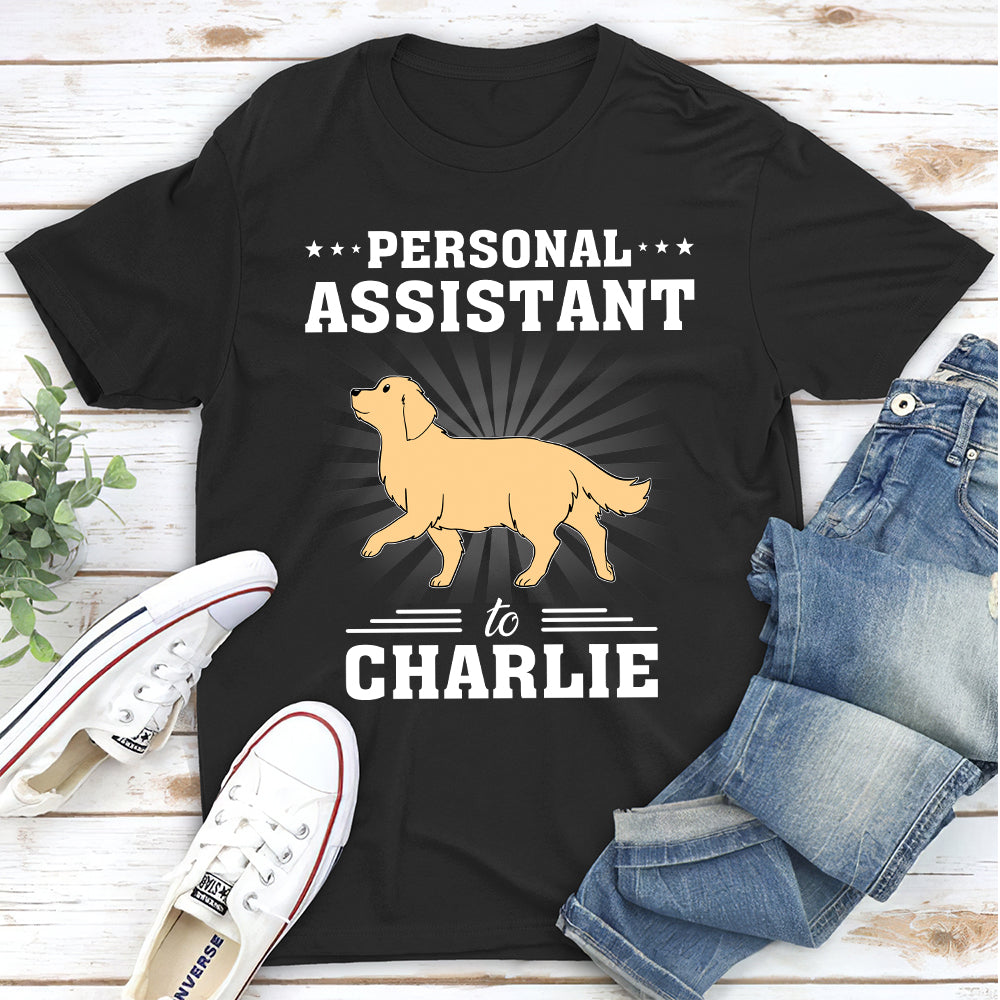 Dog Assistant - Personalized Custom Unisex T-shirt