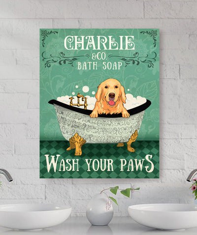 Dog Bath Soap Co. - Personalized Custom Canvas