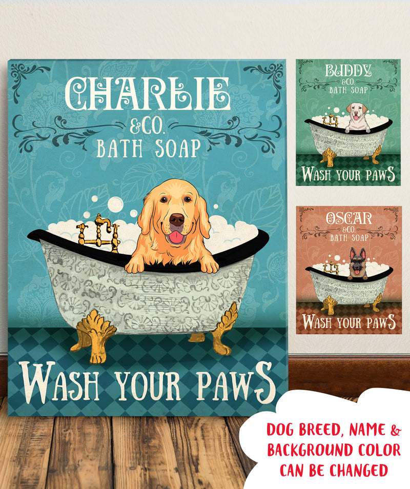 Dog Bath Soap Co. - Personalized Custom Canvas