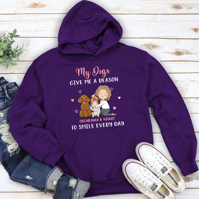 My Dog Gives Me - Personalized Custom Hoodie