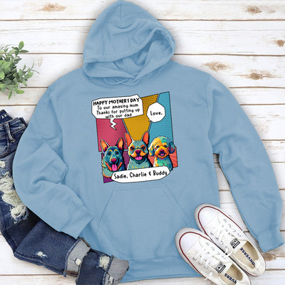 Pop Art Amazing Mom – Personalized Custom Hoodie