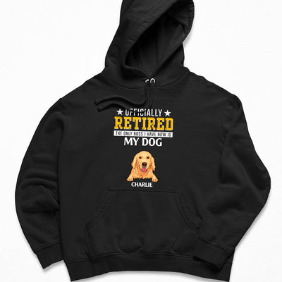 Officially Retired - Personalized Custom Hoodie