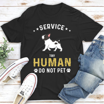 Service Human Walking - Personalized Custom Unisex T-shirt