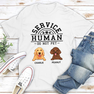 Dogs Service Human Logo - Personalized Custom Premium T-shirt