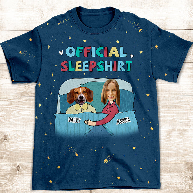Official Sleepshirt - Personalized Custom Photo All-over-print T-shirt