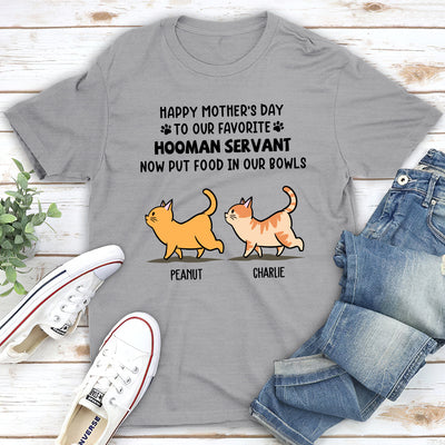 Favorite Hooman Servant - Personalized Custom Unisex T-shirt