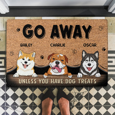 Go Away - Personalized Custom Doormat