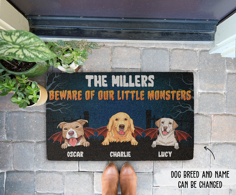 Little Monster - Personalized Custom Doormat