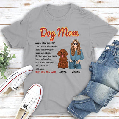 I'm A Dog Mom - Personalized Custom Unisex T-shirt