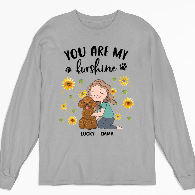 My Furshine Is - Personalized Custom Long Sleeve T-shirt