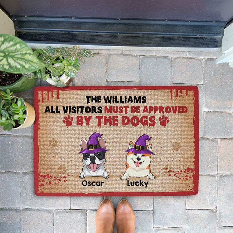 By The Dogs - Personalized Custom Doormat