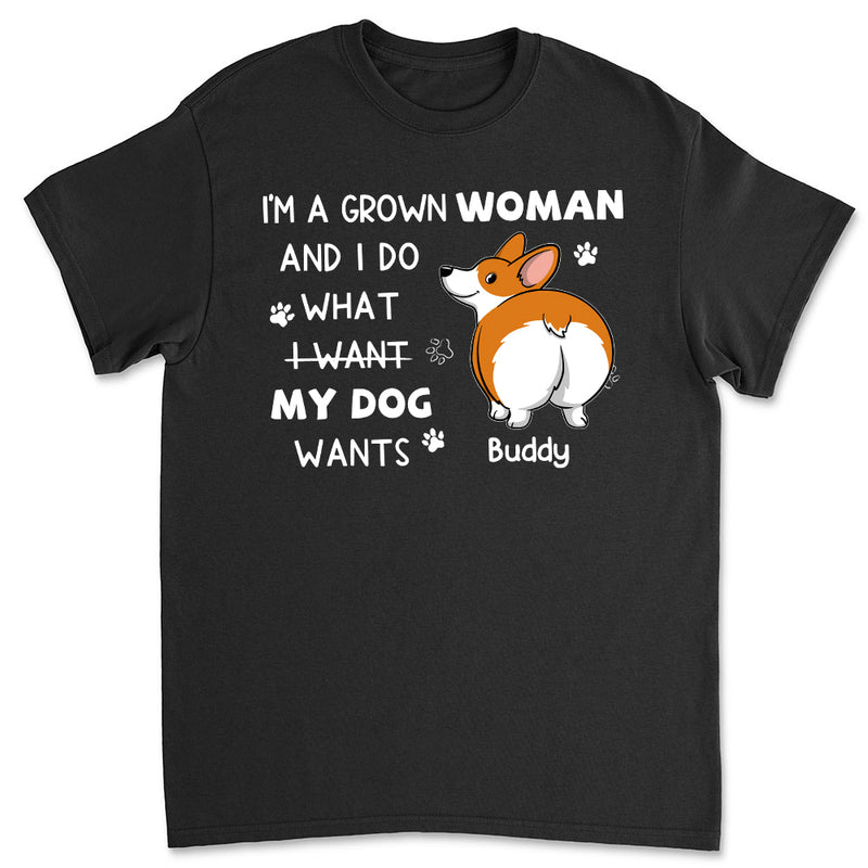 A Grown Woman - Personalized Custom Unisex T-shirt