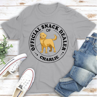 Official Snack Dealer - Personalized Custom Unisex T-shirt