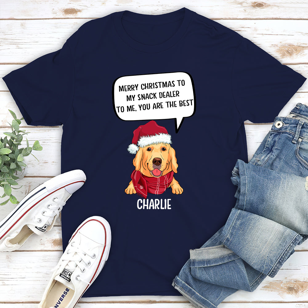 Message From Dog Personalized Custom Pet Lover Unisex T-shirt