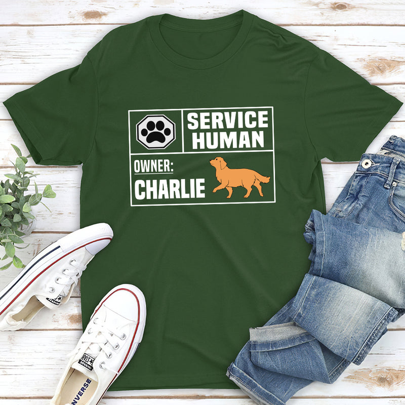 Service Human - Personalized Custom Unisex T-shirt