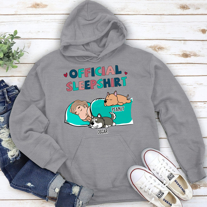 Sleeping Dog Sleepshirt - Personalized Custom Hoodie