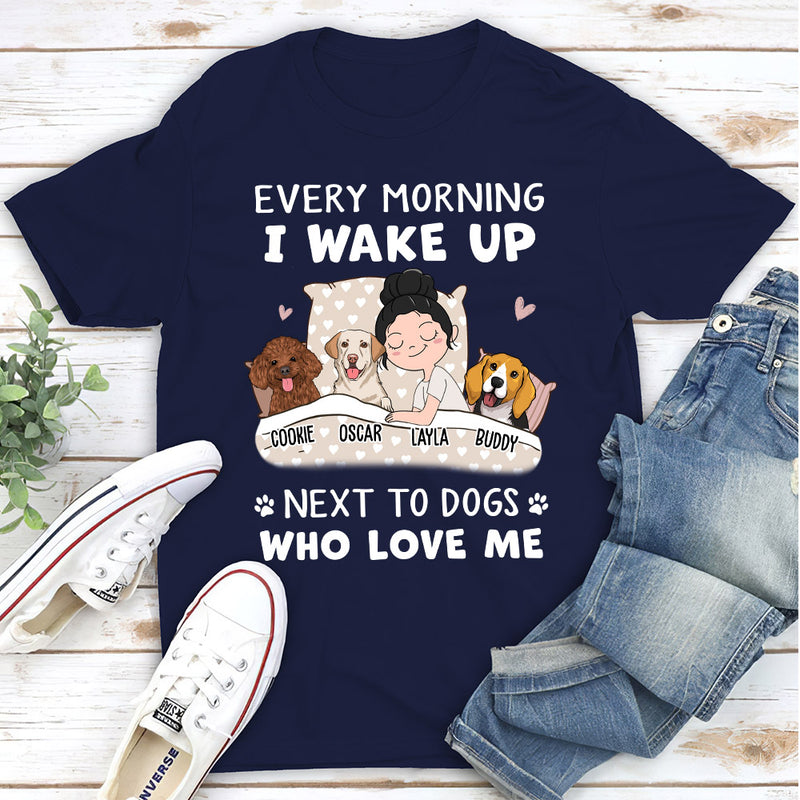 Sleep Next To Me - Personalized Custom Unisex T-shirt