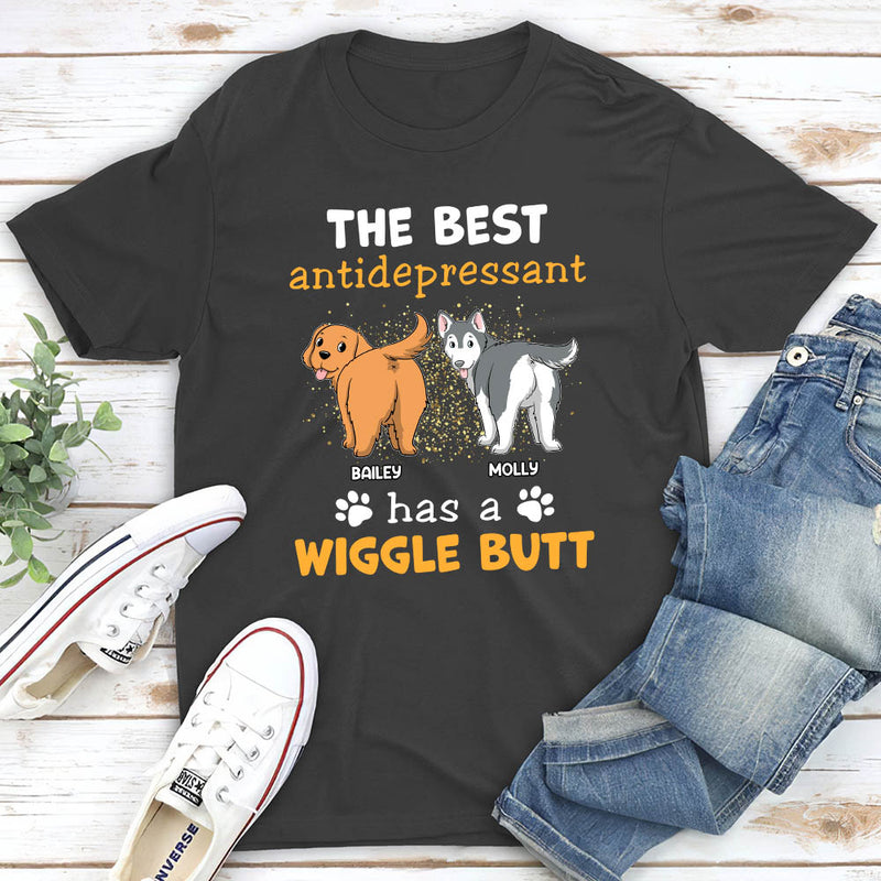 Wiggle Butt - Personalized Custom Unisex T-shirt