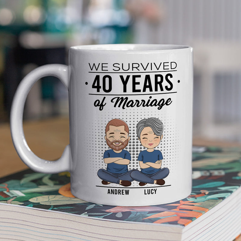 We Survived - Personalized Custom Coffee Mug