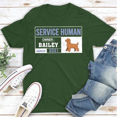Service Human Since - Personalized Custom Unisex T-shirt