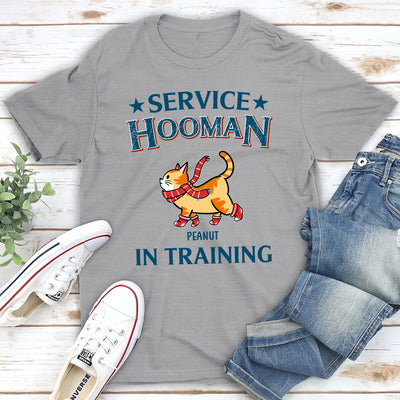 Service Human In Training - Personalized Custom Unisex T-shirt