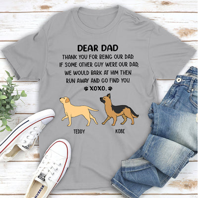 Dear Dad Xoxo - Personalized Custom Premium T-shirt