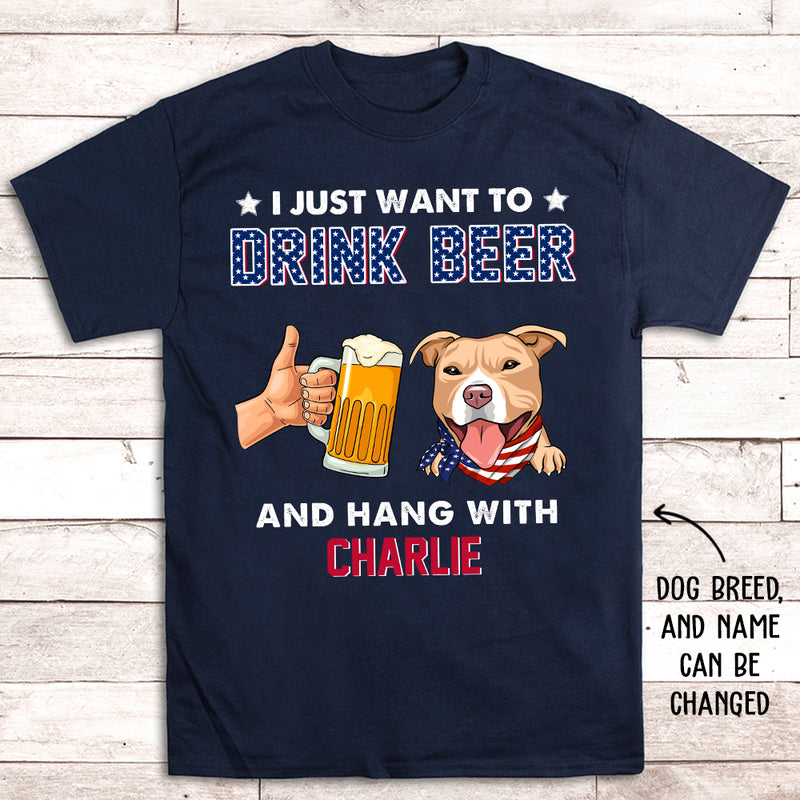 Drink Beer - Personalized Custom Premium T-shirt