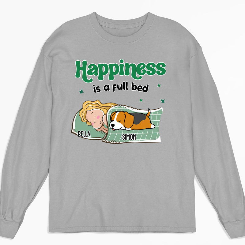 Happiness Is - Personalized Custom Long Sleeve