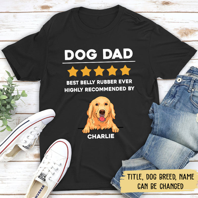 Review Dog Mom/Dad - Personalized Custom Unisex T-shirt