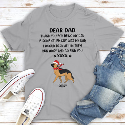 Dear Mom/Dad XoXo Christmas - Personalized Custom Unisex T-shirt