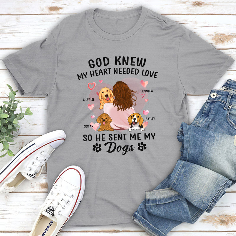 God Knew My Heart - Personalized Custom Unisex T-shirt