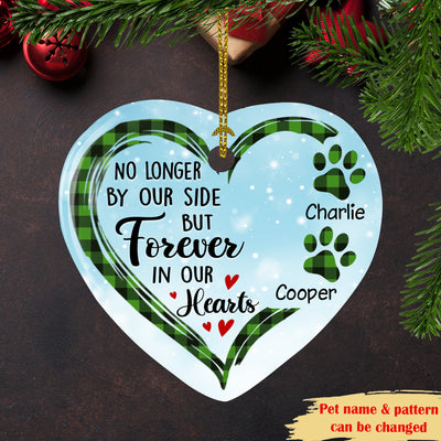 Forever In Our Hearts - Personalized Ceramic Christmas Ornament