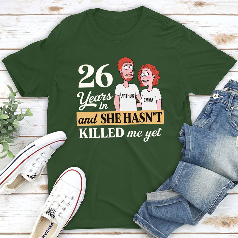 Years In - Personalized Custom Unisex T-shirt